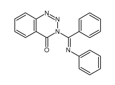 3-(N-phenylbenzimidoyl)-1,2,3-benzotriazin-4-one Structure