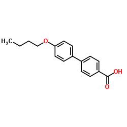 4-丁氧基-4’-联苯羧酸结构式