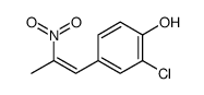2-chloro-4-(2-nitroprop-1-enyl)phenol Structure
