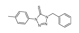 1-benzyl-4-(4-methylphenyl)tetrazole-5-thione Structure