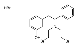 3-[2-[bis(2-bromoethyl)amino]-2-phenylethyl]phenol,hydrobromide Structure
