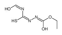 ethyl N-(formylcarbamothioylamino)carbamate结构式