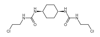 1,1'-((1s,4s)-cyclohexane-1,4-diyl)bis(3-(2-chloroethyl)urea)结构式