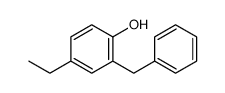 2-benzyl-4-ethylphenol Structure