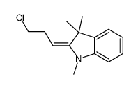 2-(3-chloropropylidene)-1,3,3-trimethylindole Structure