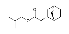(1S,2S,4S)-Bicyclo[2.2.1]hept-2-yl-acetic acid isobutyl ester结构式