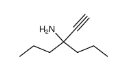 1,1-di-n-propyl-2-propyn-1-ylamine结构式