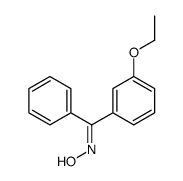 N-[(3-ethoxyphenyl)-phenylmethylidene]hydroxylamine Structure