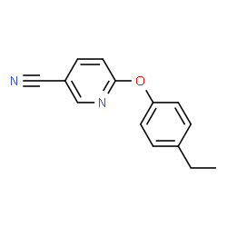 3-Pyridinecarbonitrile,6-(4-ethylphenoxy)-(9CI)结构式