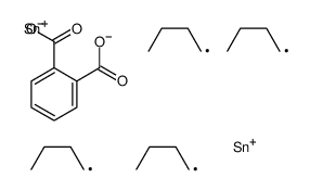 dibutyl-[2-(dibutyl-λ3-stannanyl)oxycarbonylbenzoyl]oxytin Structure