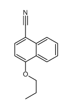 4-propoxynaphthalene-1-carbonitrile结构式