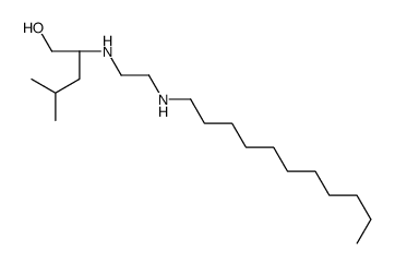 (2S)-4-methyl-2-[2-(undecylamino)ethylamino]pentan-1-ol Structure