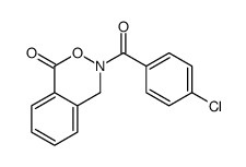 3-(4-chlorobenzoyl)-4H-2,3-benzoxazin-1-one结构式