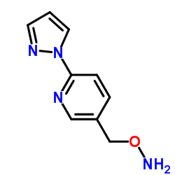 5-[(Aminooxy)methyl]-2-(1H-pyrazol-1-yl)pyridine picture