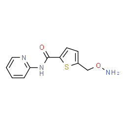 2-Thiophenecarboxamide,5-[(aminooxy)methyl]-N-2-pyridinyl-(9CI)结构式