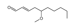 5-methoxydec-2-enal Structure