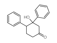 3-hydroxy-3,4-diphenylcyclohexan-1-one Structure