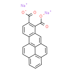 Benzo[a]pyrene-7,8-dicarboxylic acid disodium salt Structure