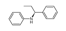 (S)-N-phenyl-(1-phenylpropyl)amine Structure