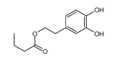 Butanoic acid, 2-(3,4-dihydroxyphenyl)ethyl ester (9CI)结构式