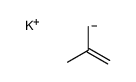 potassium,2-methanidylprop-1-ene Structure