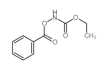 Benzoic acid,(ethoxycarbonyl)azanyl ester结构式