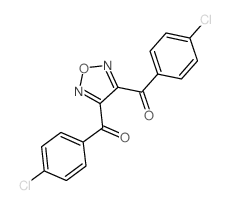 [4-(4-chlorobenzoyl)-1,2,5-oxadiazol-3-yl]-(4-chlorophenyl)methanone结构式