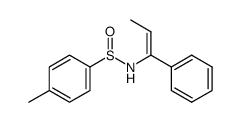 4-methyl-N-(1-phenylprop-1-en-1-yl)benzenesulfinamide Structure