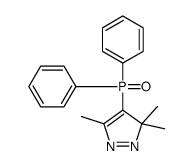 4-diphenylphosphoryl-3,3,5-trimethylpyrazole结构式