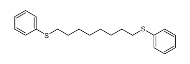 8-phenylsulfanyloctylsulfanylbenzene Structure