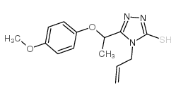 4-烯丙基-5-[1-(4-甲氧基苯氧基)乙基]-4H-1,2,4-噻唑-3-硫醇图片