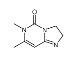 6,7-dimethyl-2,3-dihydroimidazo[1,2-c]pyrimidin-5-one结构式