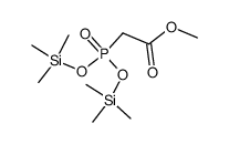 methyl bis(trimethylsilyl)phosphonoacetate Structure