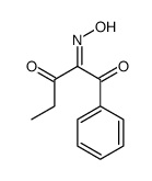 2-hydroxyimino-1-phenylpentane-1,3-dione Structure