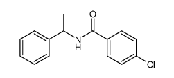 N-(p-chlorobenzoyl)-α-methylbenzyl amine Structure