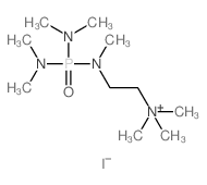 2-[bis(dimethylamino)phosphoryl-methyl-amino]ethyl-trimethyl-azanium picture