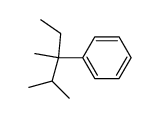 (1-ethyl-1,2-dimethyl-propyl)-benzene结构式