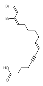 HEXADECATRIEN-5-YNOIC ACID,-DIBROMO- (B713496F012) Structure