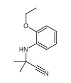 Propanenitrile, 2-[(2-ethoxyphenyl)amino]-2-methyl- (9CI) structure