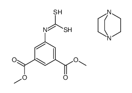 [3,5-bis(methoxycarbonyl)phenyl]carbamodithioic acid,1,4-diazabicyclo[2.2.2]octane Structure