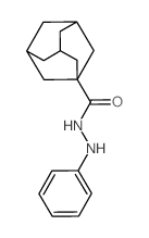 Tricyclo[3.3.1.13,7]decane-1-carboxylicacid, 2-phenylhydrazide Structure