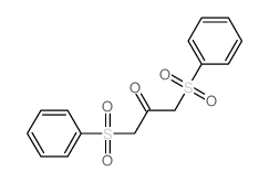1,3-bis(benzenesulfonyl)propan-2-one Structure