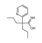 alpha,alpha-Dipropyl-2-pyridineacetamide structure