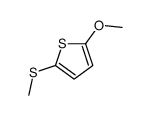 2-methoxy-5-methylsulfanylthiophene结构式
