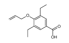 3,5-Diaethyl-4-allyloxy-benzoesaeure Structure