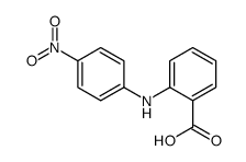 2-(4-硝基苯基氨基)-苯甲酸结构式