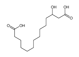 3-hydroxy-tetradecanedioic acid structure