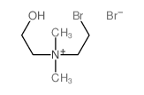 Ethanaminium,N-(2-bromoethyl)-2-hydroxy-N,N-dimethyl-, bromide (1:1)结构式
