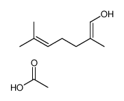 acetic acid,2,6-dimethylhepta-1,5-dien-1-ol Structure