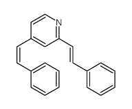 Pyridine,2,4-bis(2-phenylethenyl)- picture